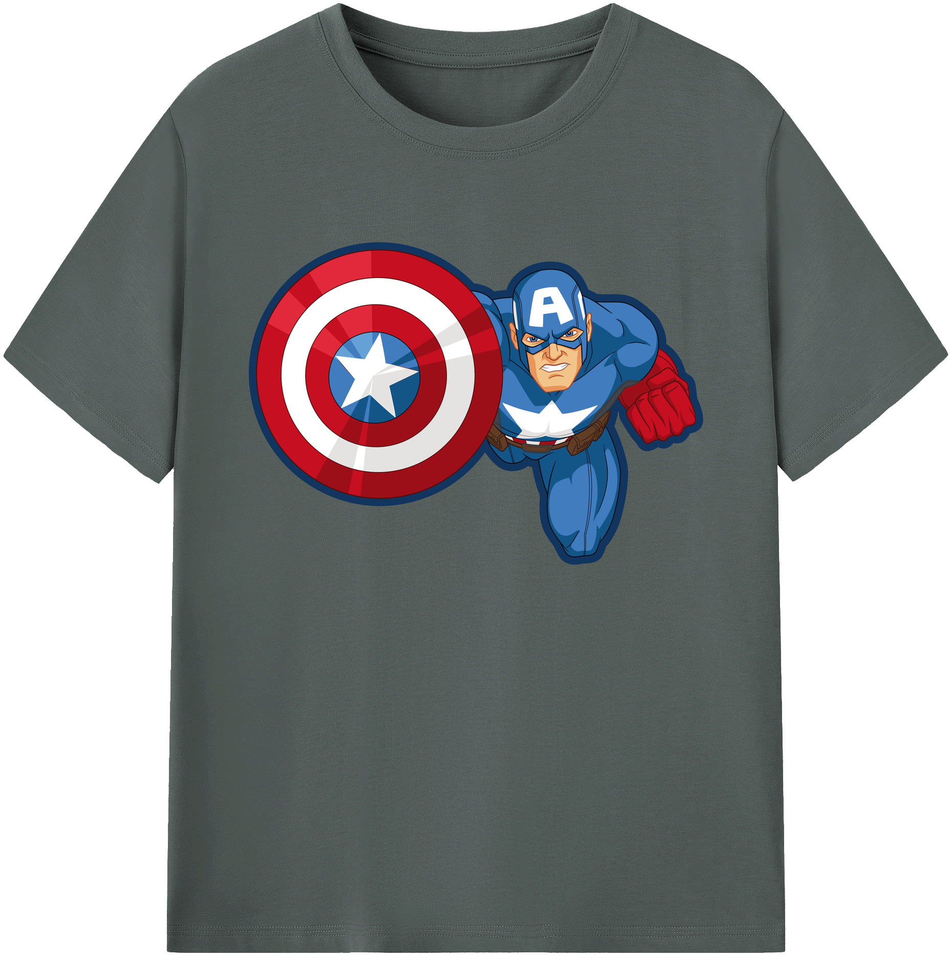 （画像用） アベンジャーズ The Avengers 綿100％ メンズ半袖Tシャツ｜肌触りやわらか＆通気性